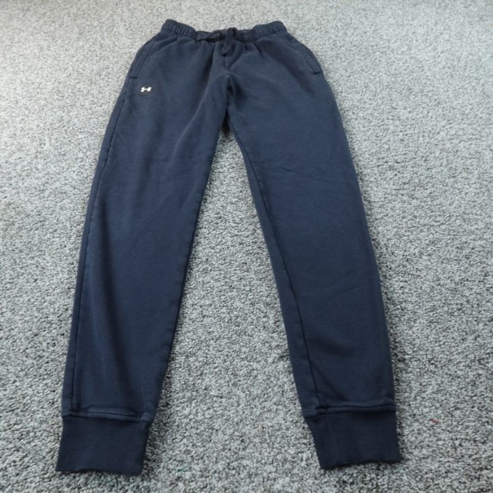 Under Armour Sweatpants Mens S Blue Jogger Athletic Drawstring Workout Gym Pants